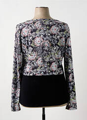 Polo noir SMASH WEAR pour femme seconde vue