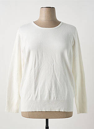 Pull blanc MARBLE pour femme