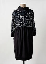 Robe mi-longue noir DOLCEZZA pour femme seconde vue