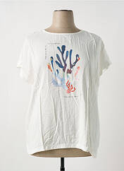 T-shirt blanc TOM TAILOR pour femme seconde vue