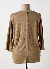 T-shirt marron TOM TAILOR pour femme seconde vue