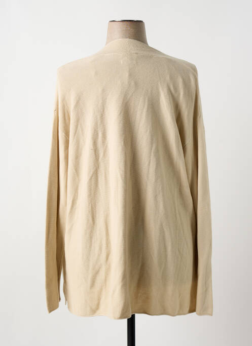 Gilet manches longues beige TOM TAILOR pour femme