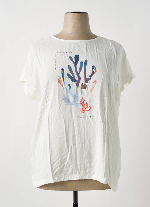 T-shirt blanc TOM TAILOR pour femme