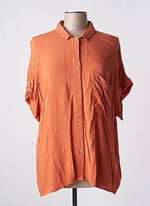 Chemisier manches courtes manches courtes orange TOM TAILOR femme