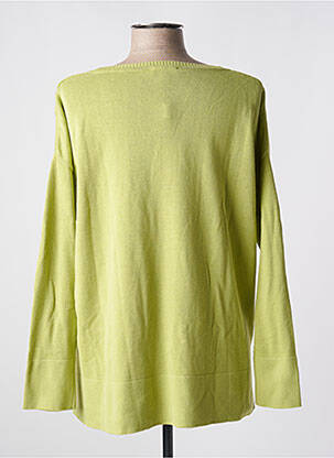 Pull coupe droite manches longues vert AGATHE & LOUISE femme