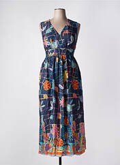 Robe longue bleu BARILOCHE pour femme seconde vue