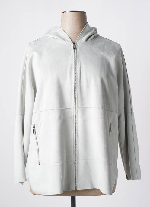Veste casual tissage suedine beige RINO & PELLE femme