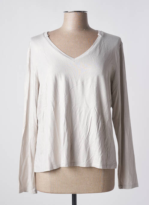 Top beige EVA KAYAN pour femme