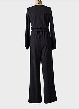 Combi-pantalon col cache-coeur manches longues noir GARCIA femme
