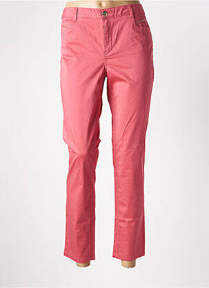 Pantalon 7/8 stretch taille normale rose LOLA ESPELETA femme