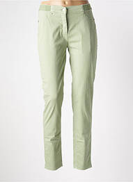 Pantalon slim taille élastique taille normale vert TONI femme