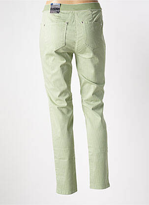 Pantalon slim taille élastique taille normale vert TONI femme