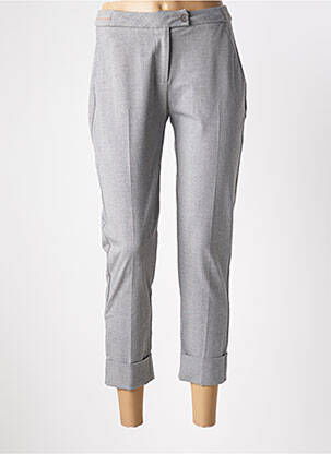 Pantalon 7/8 stretch taille normale gris EVA KAYAN femme
