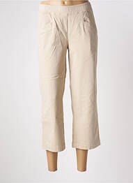 Pantacourt coupe droite taille normale beige TONI femme