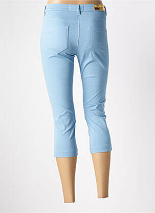 Pantacourt stretch taille normale bleu COUTURIST femme