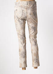 Pantalon 7/8 beige FRED SABATIER pour femme seconde vue