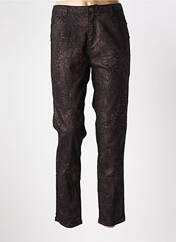 Pantalon slim marron EVA KAYAN pour femme seconde vue