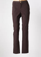 Pantalon slim marron LOLA ESPELETA pour femme seconde vue