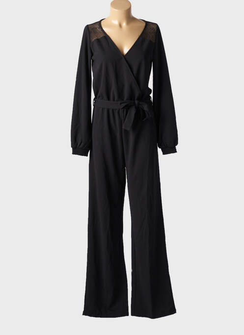 Combi-pantalon tissage crêpe manches longues noir GARCIA femme