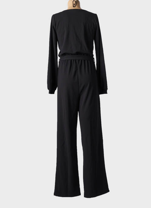 Combi-pantalon tissage crêpe manches longues noir GARCIA femme