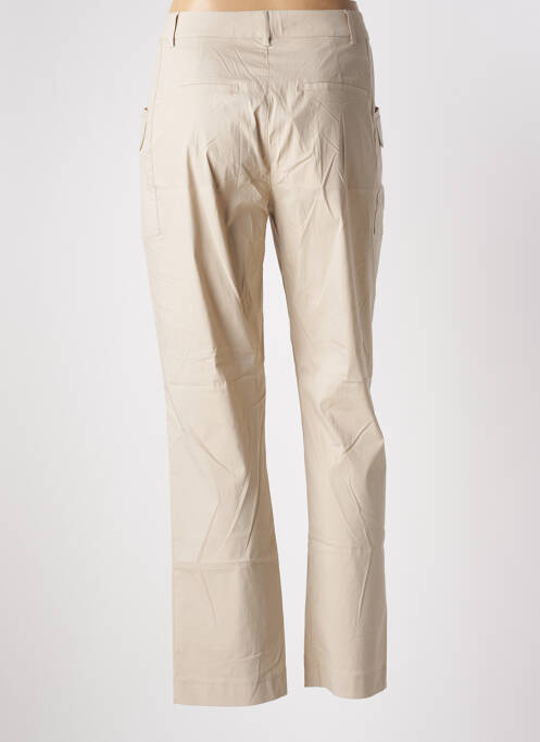 Pantalon droit beige EVA KAYAN pour femme