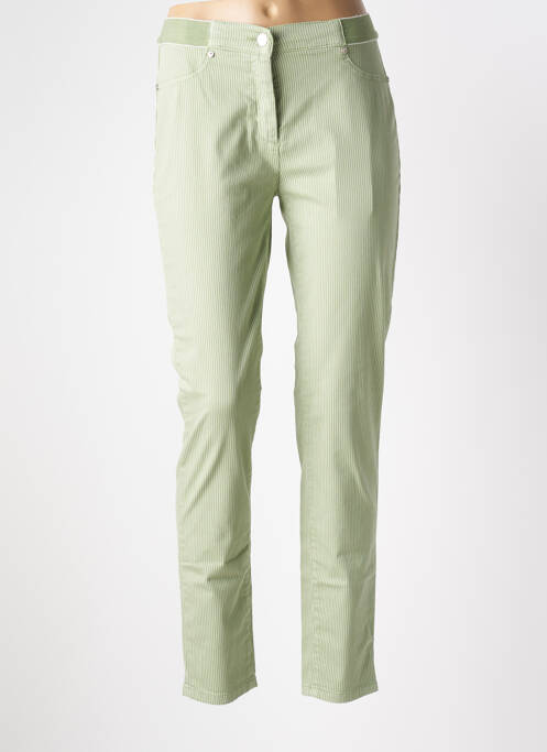 Pantalon slim vert TONI pour femme