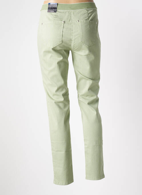 Pantalon slim vert TONI femme