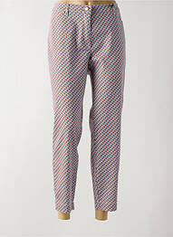 Pantalon 7/8 stretch bleu TONI femme