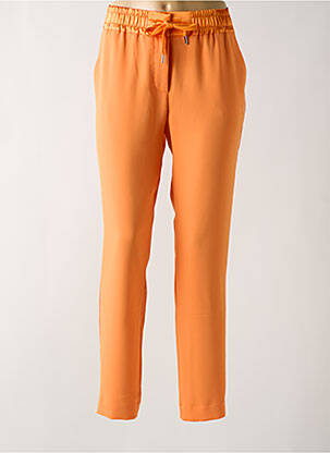 Pantalon chino taille basse taille basse orange EVA KAYAN femme