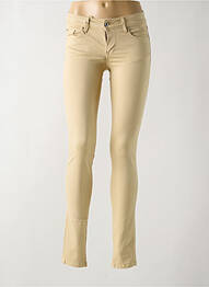 Jeans skinny stretch taille basse beige SALSA femme