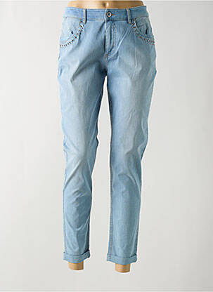 Jeans coupe slim stretch taille normale bleu EVA KAYAN femme