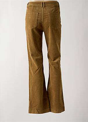 Pantalon flare stretch taille haute marron LOLA ESPELETA femme