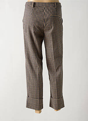 Pantalon 7/8 taille haute taille haute beige TOM TAILOR femme