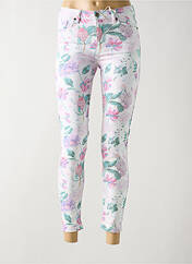 Pantalon 7/8 blanc SMASH WEAR pour femme seconde vue