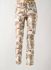 Pantalon slim beige ANDAM pour femme seconde vue