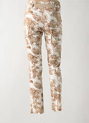 Pantalon slim beige ANDAM pour femme seconde vue