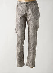 Pantalon slim gris FRED SABATIER pour femme seconde vue