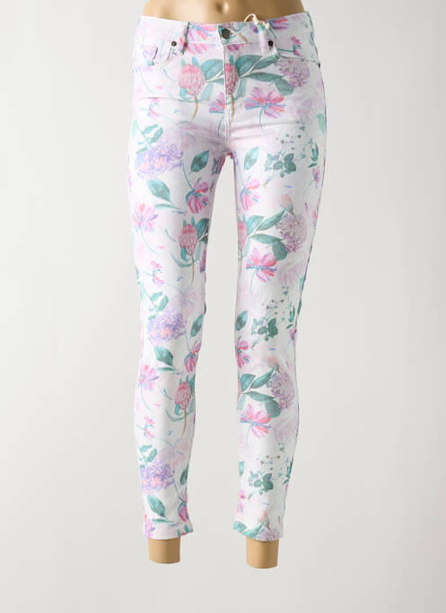 Pantalon 7/8 blanc SMASH WEAR pour femme