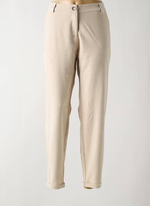 Pantalon chino beige EVA KAYAN pour femme