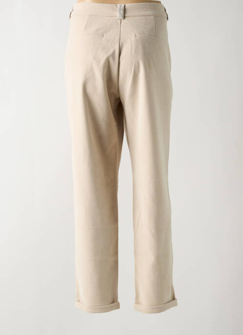 Pantalon chino beige EVA KAYAN pour femme