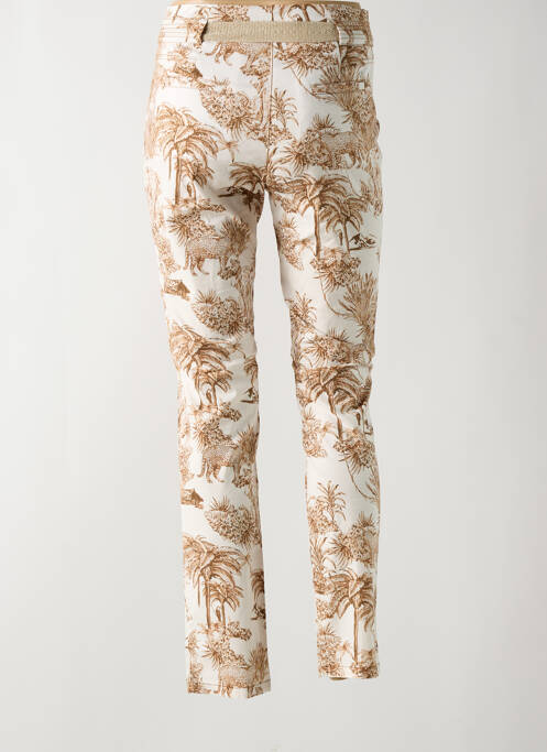 Pantalon slim beige ANDAM pour femme