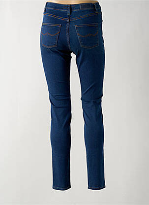 Jeans skinny tissage brut taille haute bleu LCDN femme