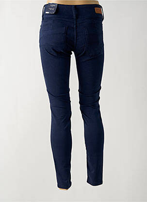 Pantalon slim taille haute taille haute bleu TIFFOSI femme