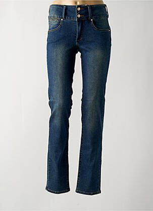 Jeans coupe slim stretch taille normale bleu TIFFOSI femme
