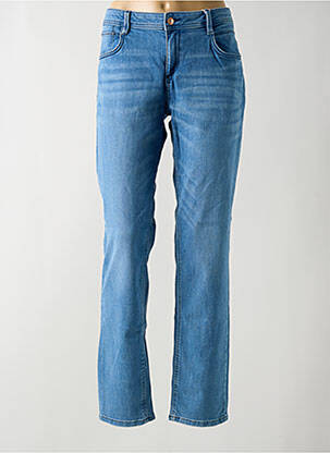 Jeans coupe slim stretch taille normale bleu TOM TAILOR femme