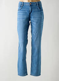 Jeans coupe slim stretch taille normale bleu TOM TAILOR femme
