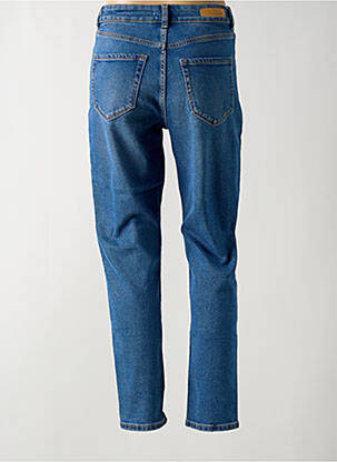 Jean coupe mom stretch taille haute bleu TOM TAILOR femme