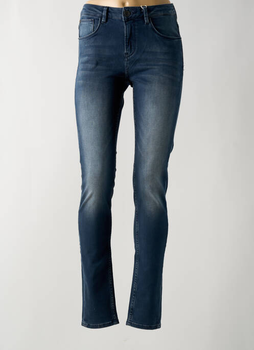 Jeans skinny taille haute taille haute bleu GARCIA femme