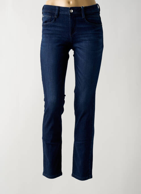 Jeans coupe slim bleu fonce TOM TAILOR pour femme