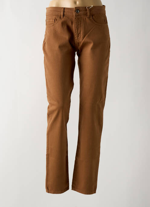 Pantalon slim marron DOLCEZZA pour femme
